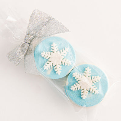 Winter Snowflake Oreo Gift Bags - Sweet E's Bake Shop - Sweet E's Bake Shop