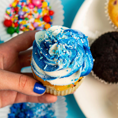 DIY Hanukkah Cupcake Kit - Sweet E's Bake Shop - Holiday Free Shipping