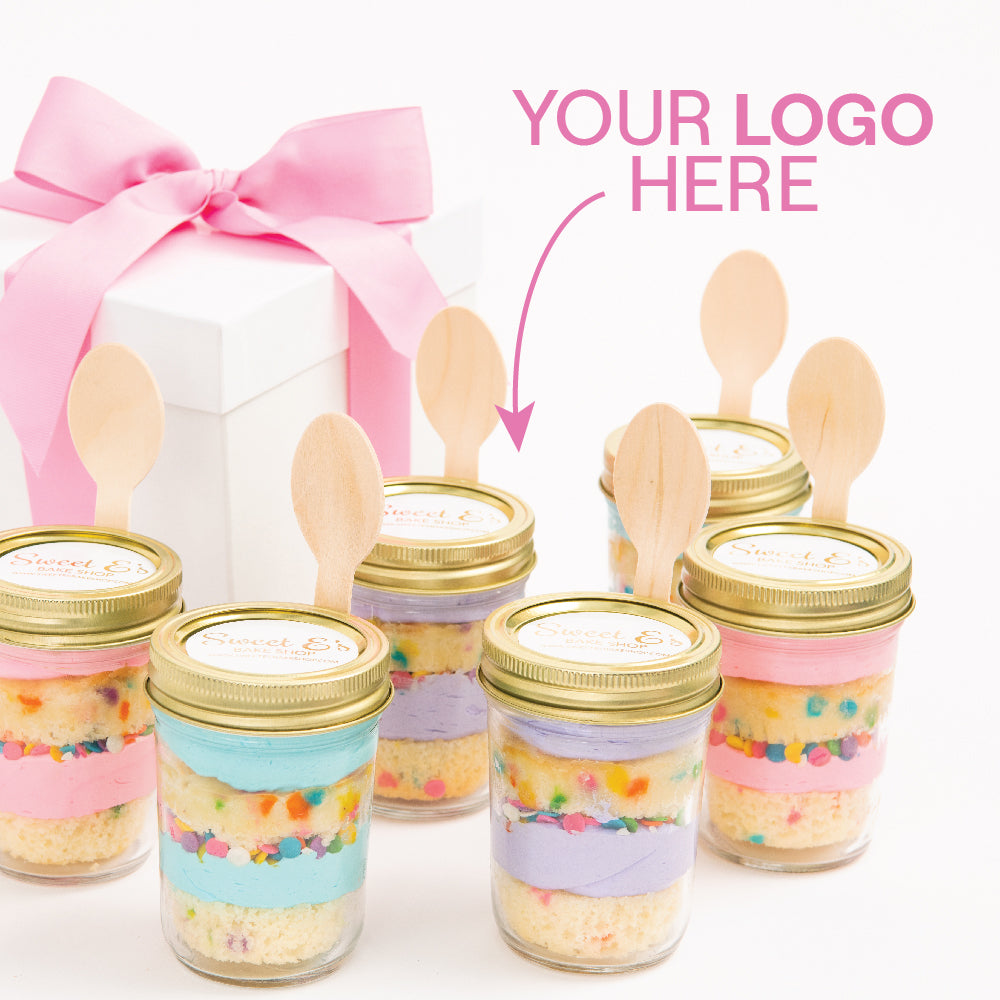 Easter Logo Cake in a Jar | Upload Your Artwork - Sweet E's Bake Shop - Sweet E's Bake Shop