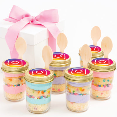 Easter Logo Cake in a Jar | Upload Your Artwork - Sweet E's Bake Shop - Sweet E's Bake Shop