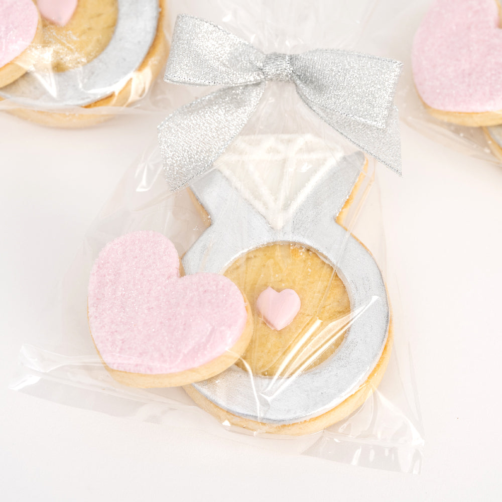 Wedding Engagement Ring Cookie Favors - Sweet E's Bake Shop - Sweet E's Bake Shop