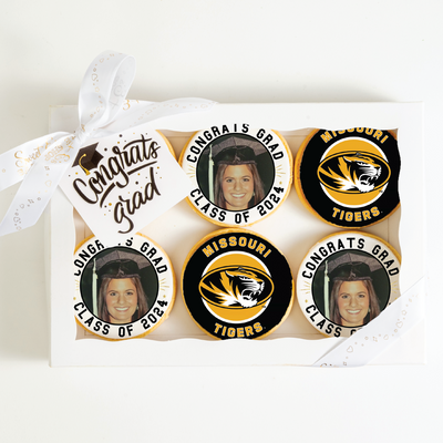 Custom Grad Cookies | University Of Missouri| Upload your photo - Sweet E's Bake Shop - The Cookie Shop