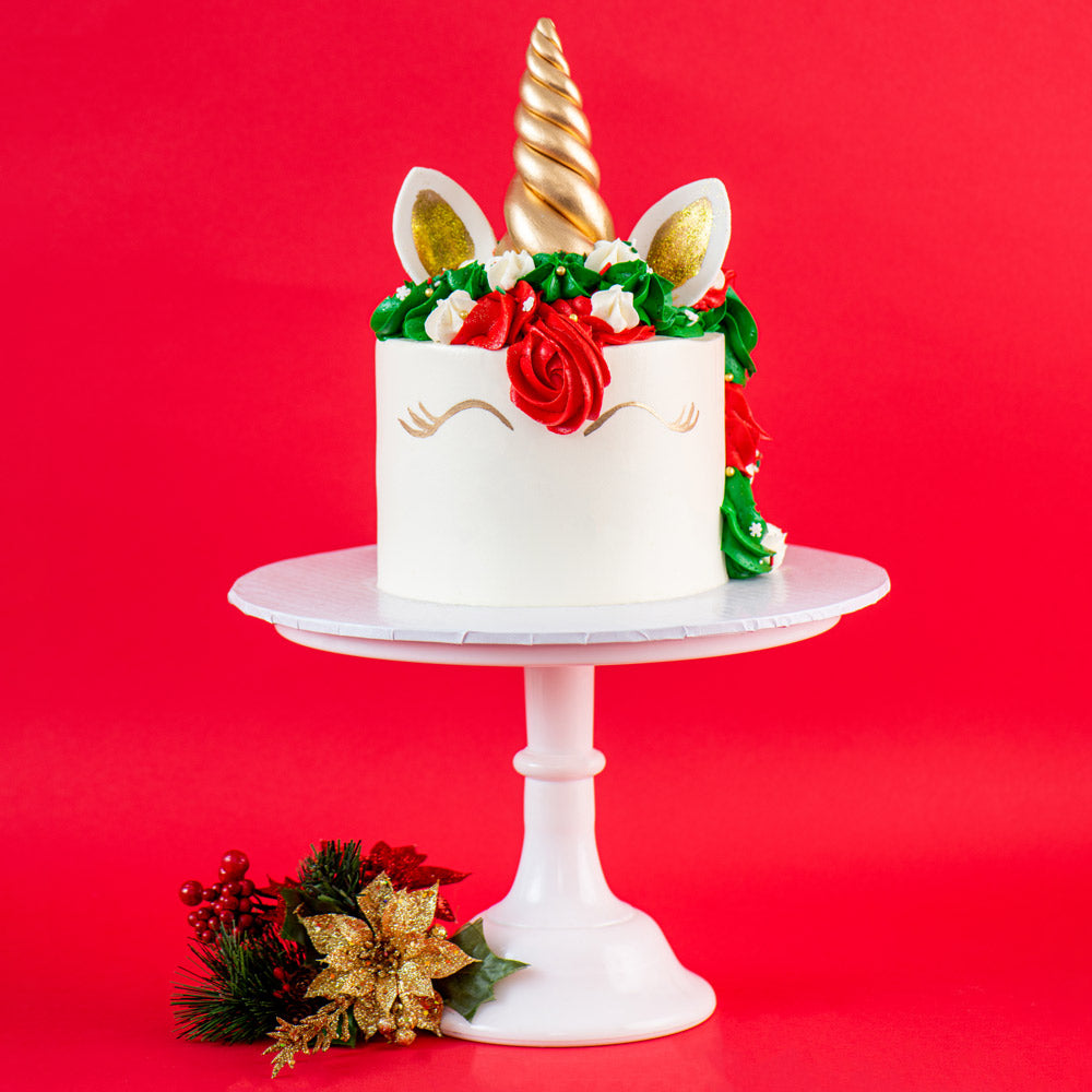 Christmas Unicorn Cake Delivery Los Angeles