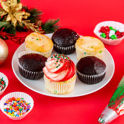 DIY Christmas Cupcake Kit - Sweet E's Bake Shop - Sweet E's Bake Shop
