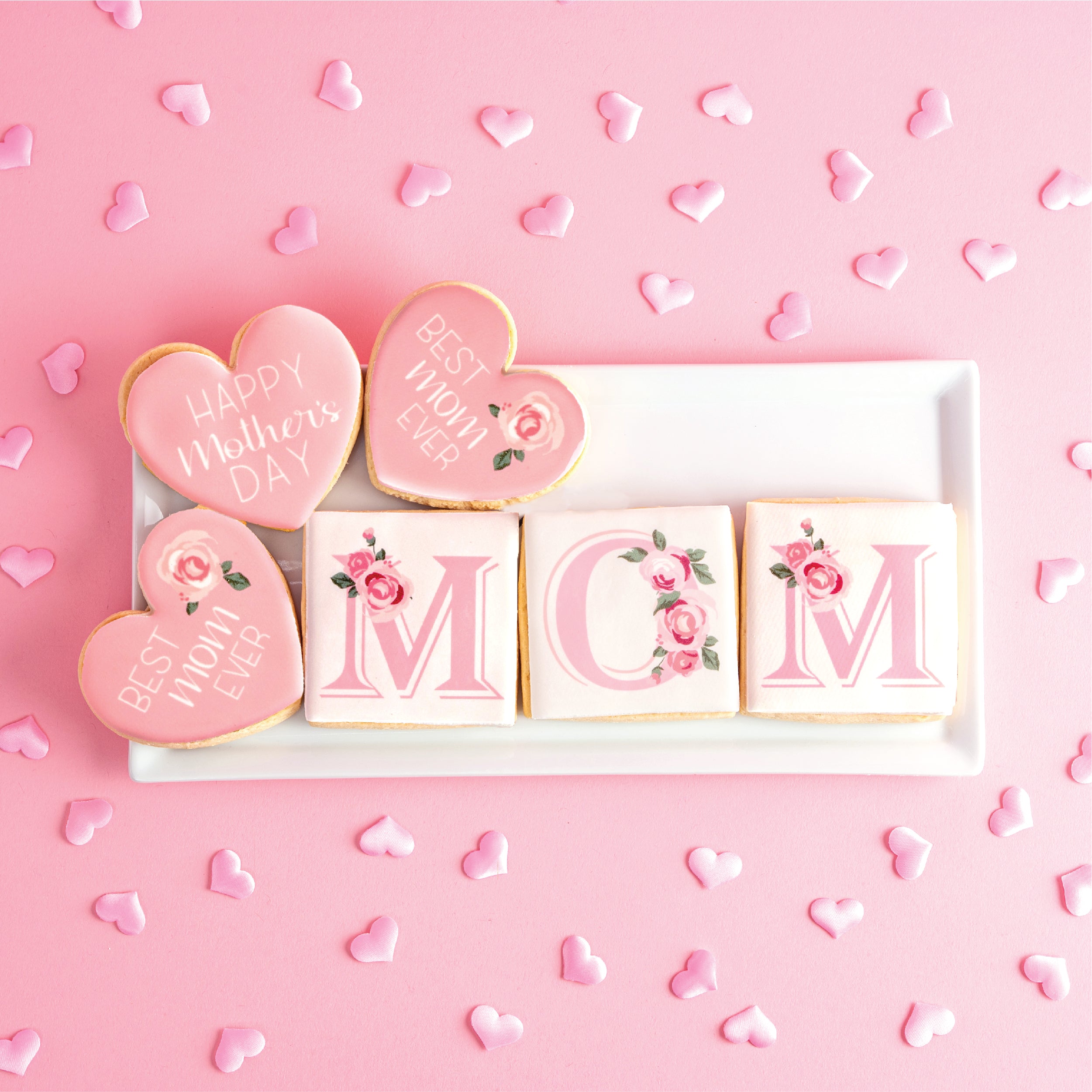 Custom Mother's Day Cookies Gift Box Delivered Nationwide (6 Pc)