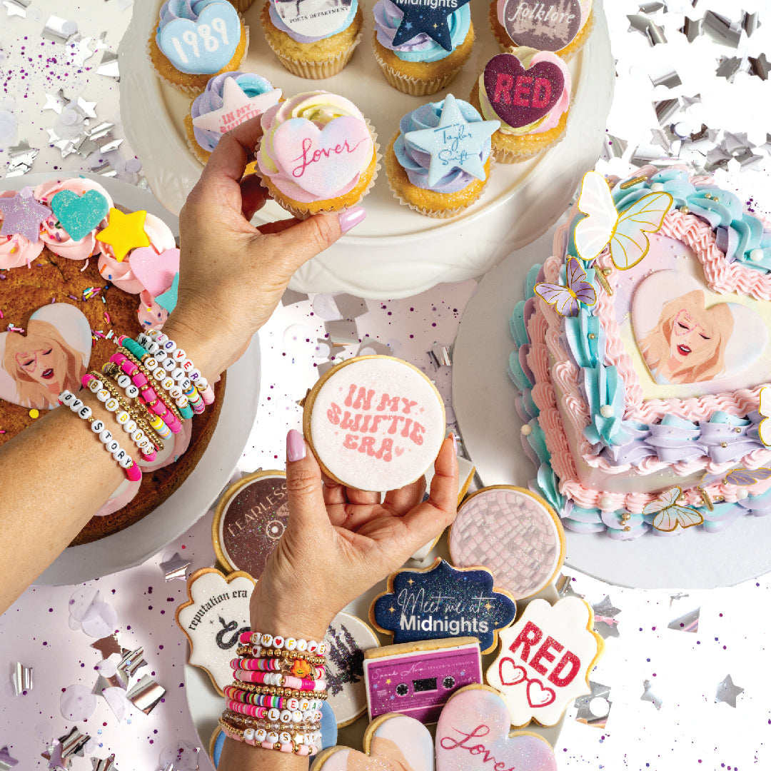 Taylor Swift Custom Heart Cake - Sweet E's Bake Shop - The Cake Shop