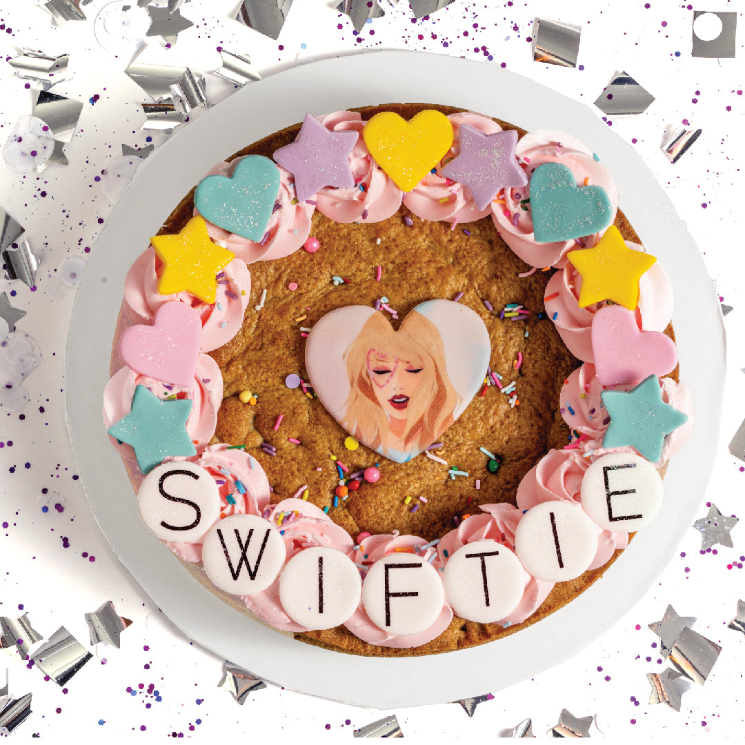 Taylor Friendship Bracelet Cookie Cake - Sweet E's Bake Shop - The Cake Shop