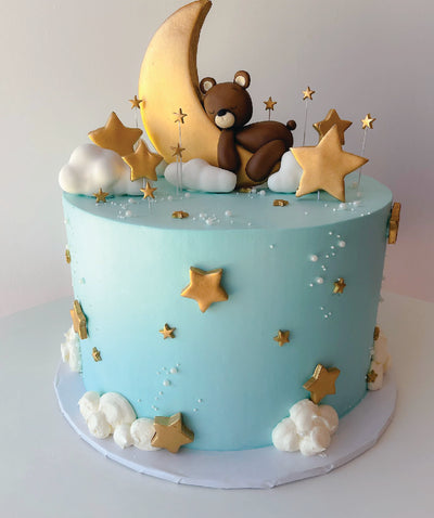 Teddy Bear wonderlast Baby Shower Cake - Sweet E's Bake Shop - The Cake Shop