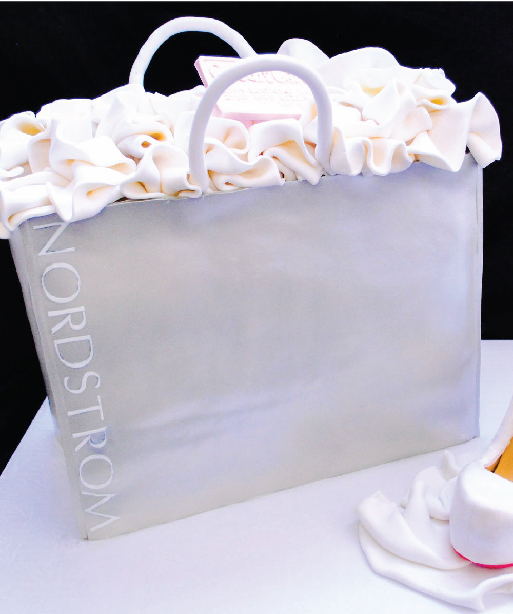 Nordstrom Shopping Bag Cake