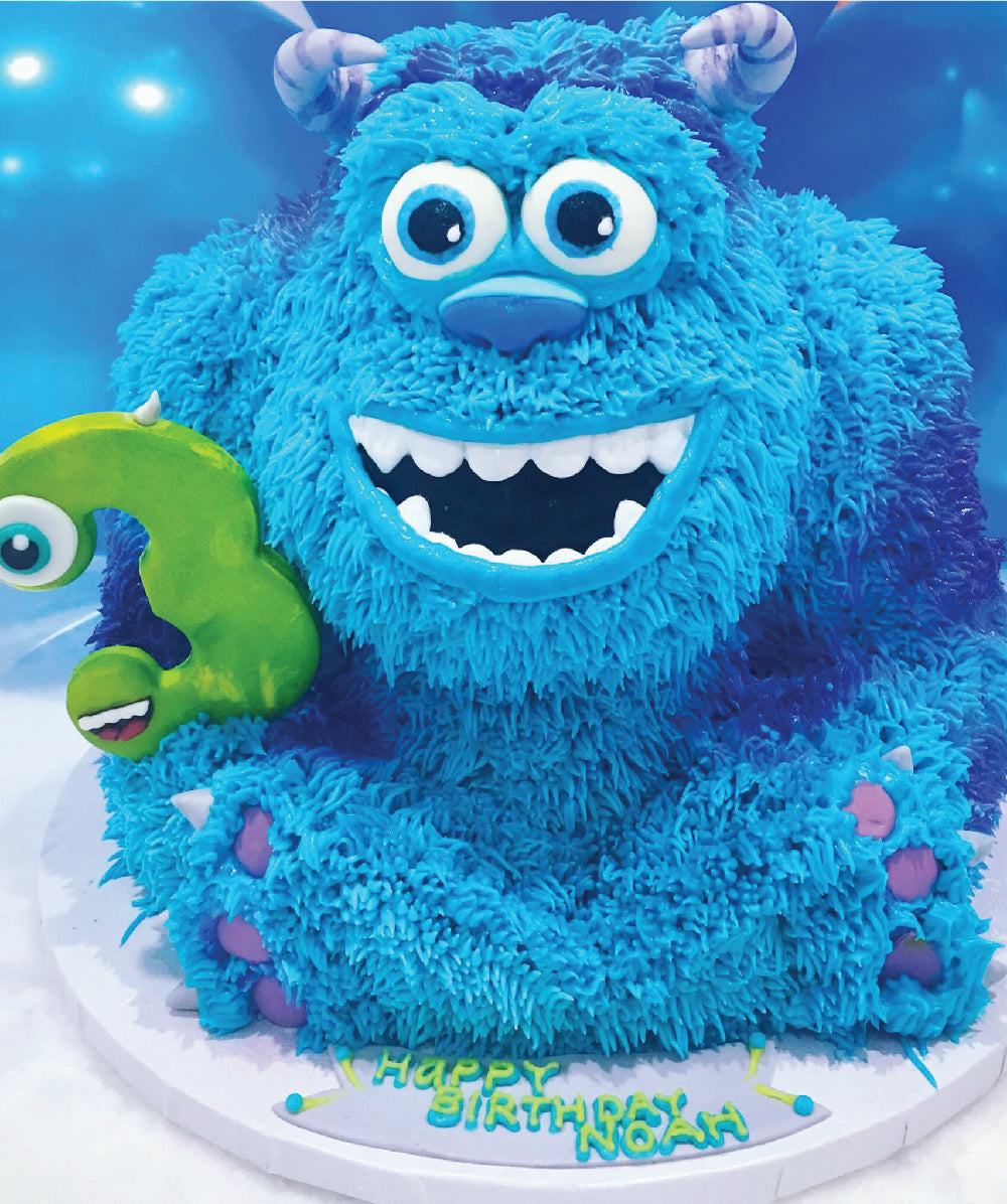 monsters inc sully cake Monster Cake