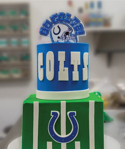 Colts Football Cake