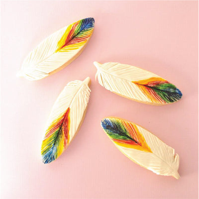 Feather Cookies - Sweet E's Bake Shop - The Cake Shop