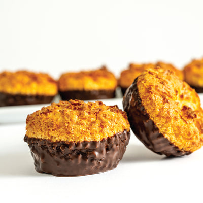 Chocolate Dipped Coconut Macaroon “Cupcake” - Sweet E's Bake Shop - The Cupcake Shop