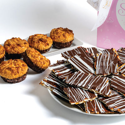 Passover Macaroon & Matzo Crunch Sampler - Sweet E's Bake Shop - The Cupcake Shop