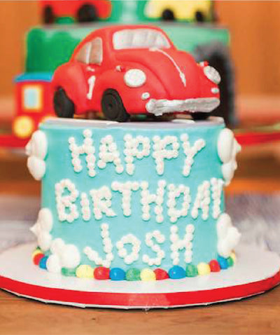 Josh 1st Bday Smash Cake - Sweet E's Bake Shop - The Cake Shop
