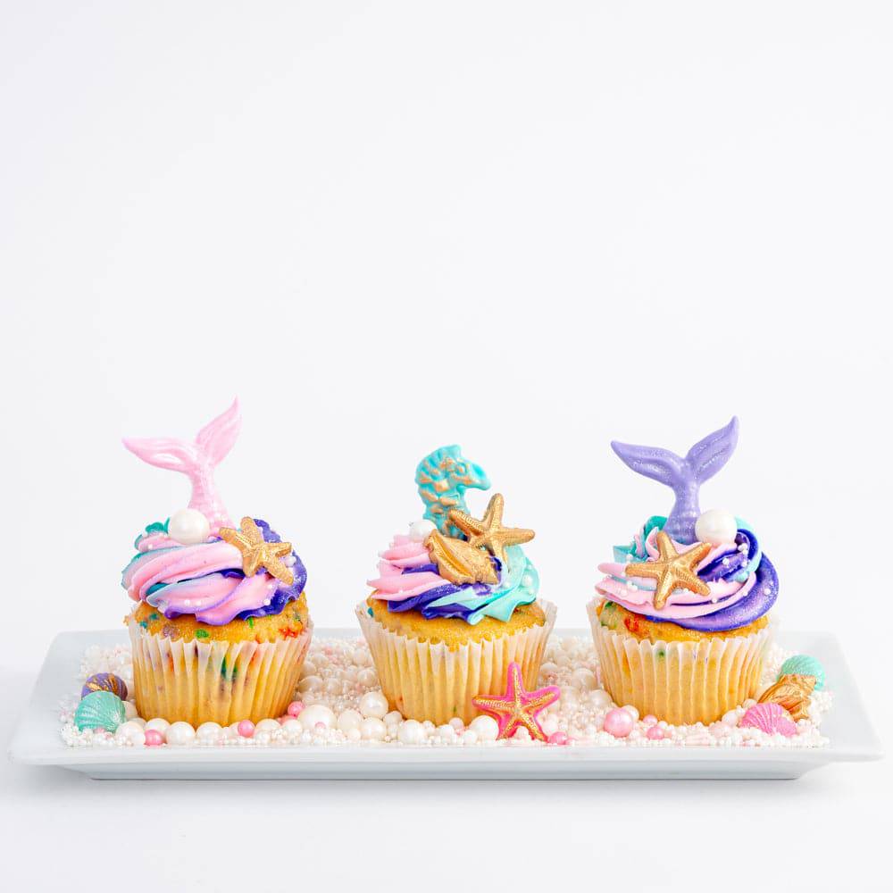 Mermaid Fantasy Cupcakes - Sweet E's Bake Shop