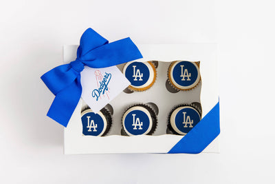 Custom Logo Cupcake Gift Box | 6 Pack | Upload Your Artwork - Sweet E's Bake Shop