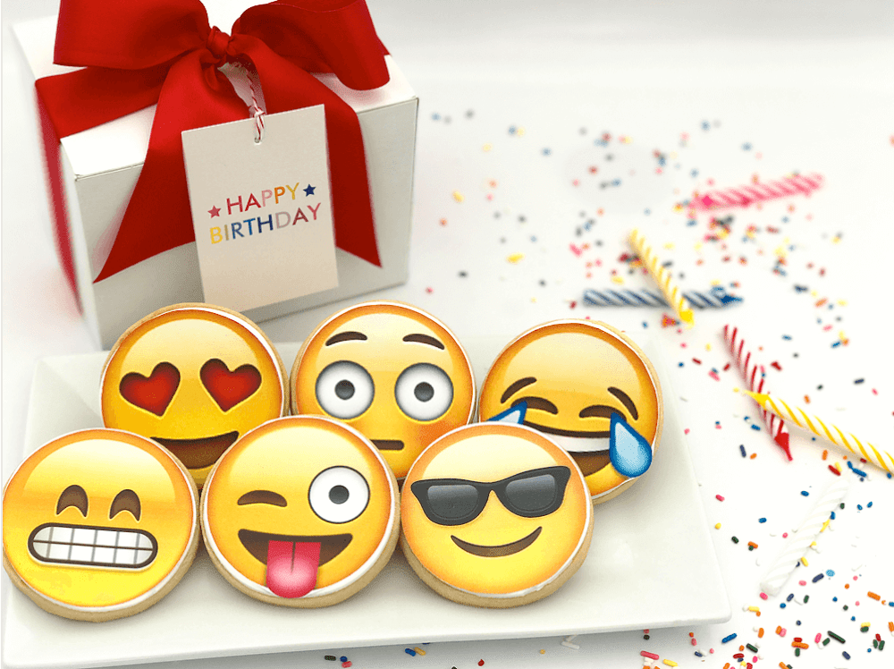 Emoji Logo Cookies - Sweet E's Bake Shop