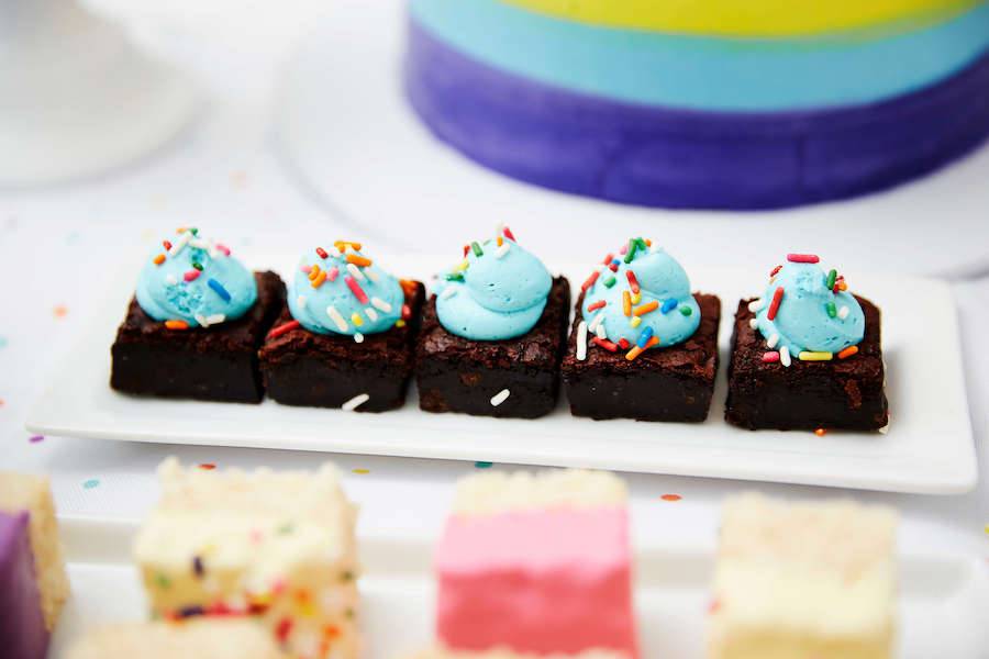 Frosted Brownie Bites