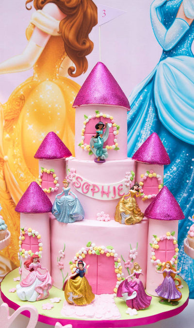 Princess Castle Cake - Sweet E's Bake Shop
