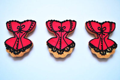 Red Corset Cookies - Sweet E's Bake Shop