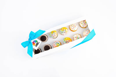 Sweet E's Signature Cupcakes Logo Gift Box | 12 Pack | Upload Your Artwork - Sweet E's Bake Shop