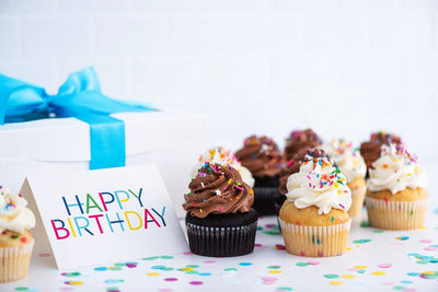 Birthday Wishes Cupcakes - Sweet E's Bake Shop