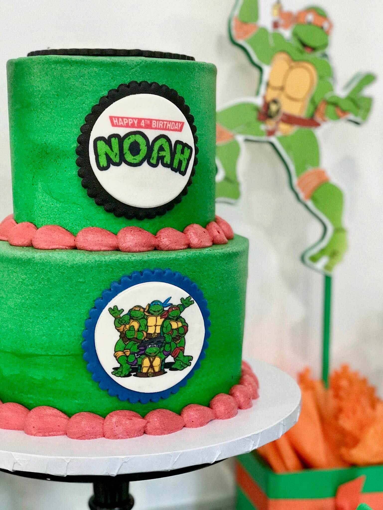 TMNT Cake 1 TMNT Cake 1