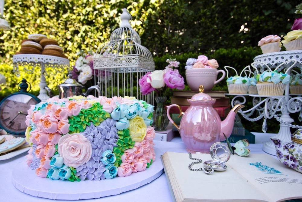 Tea Party Cake - Sweet E's Bake Shop