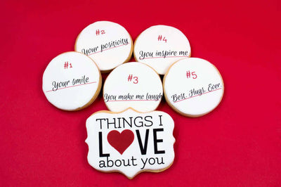 Things I Love About You Cookies - Sweet E's Bake Shop