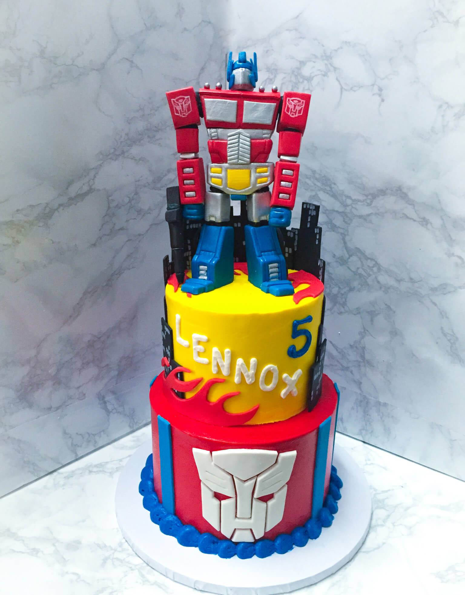 Transformers Cake