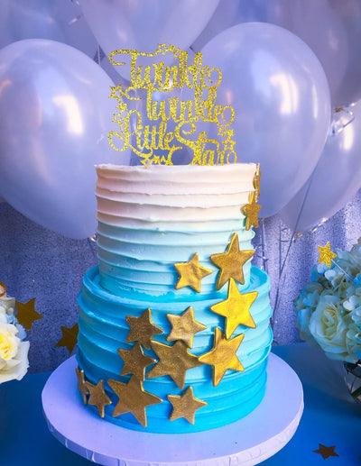 Twinkle Twinkle Little Star Cake - Sweet E's Bake Shop
