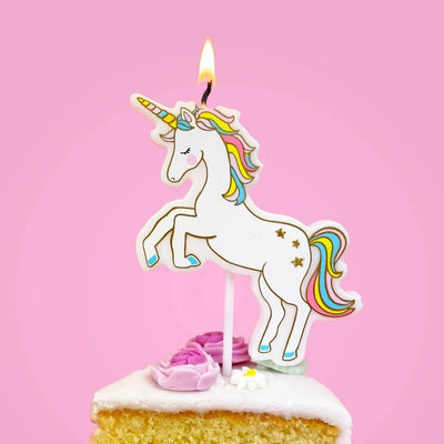 Unicorn Candle Topper - Sweet E's Bake Shop