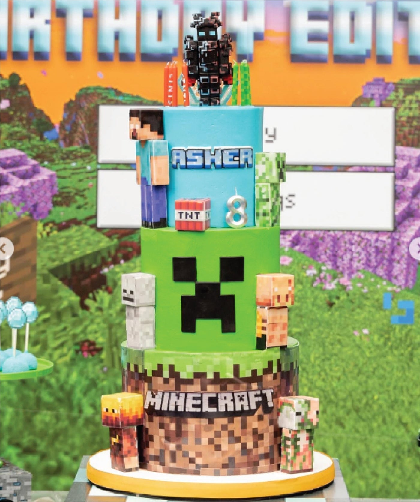 Level Up Your Celebration with Sweet E’s Minecraft Dessert Collection!