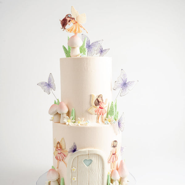 Fairy Custom 2 Tier Cake - Sweet E's Bake Shop - The Cake Shop