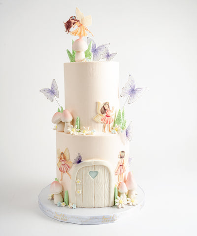 Fairy Custom 2 Tier Cake - Sweet E's Bake Shop - The Cake Shop