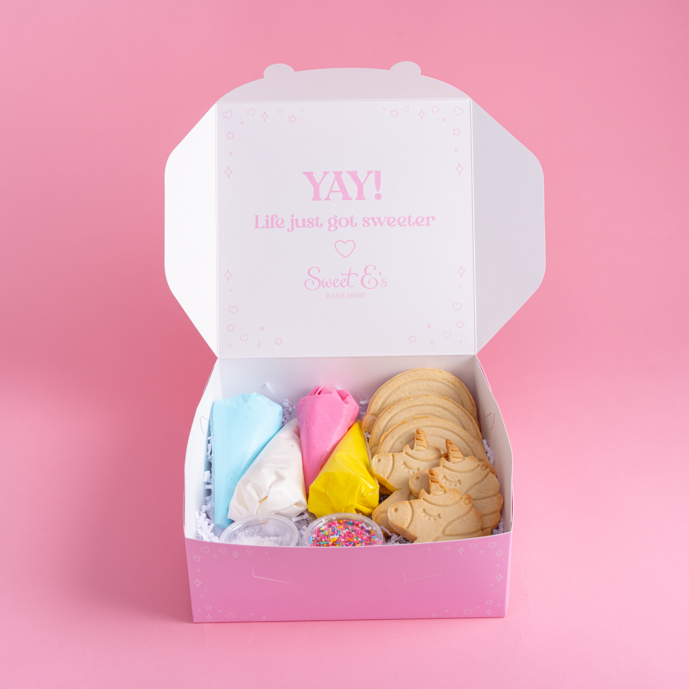 DIY Unicorn Rainbow Cookie Decorating Kit