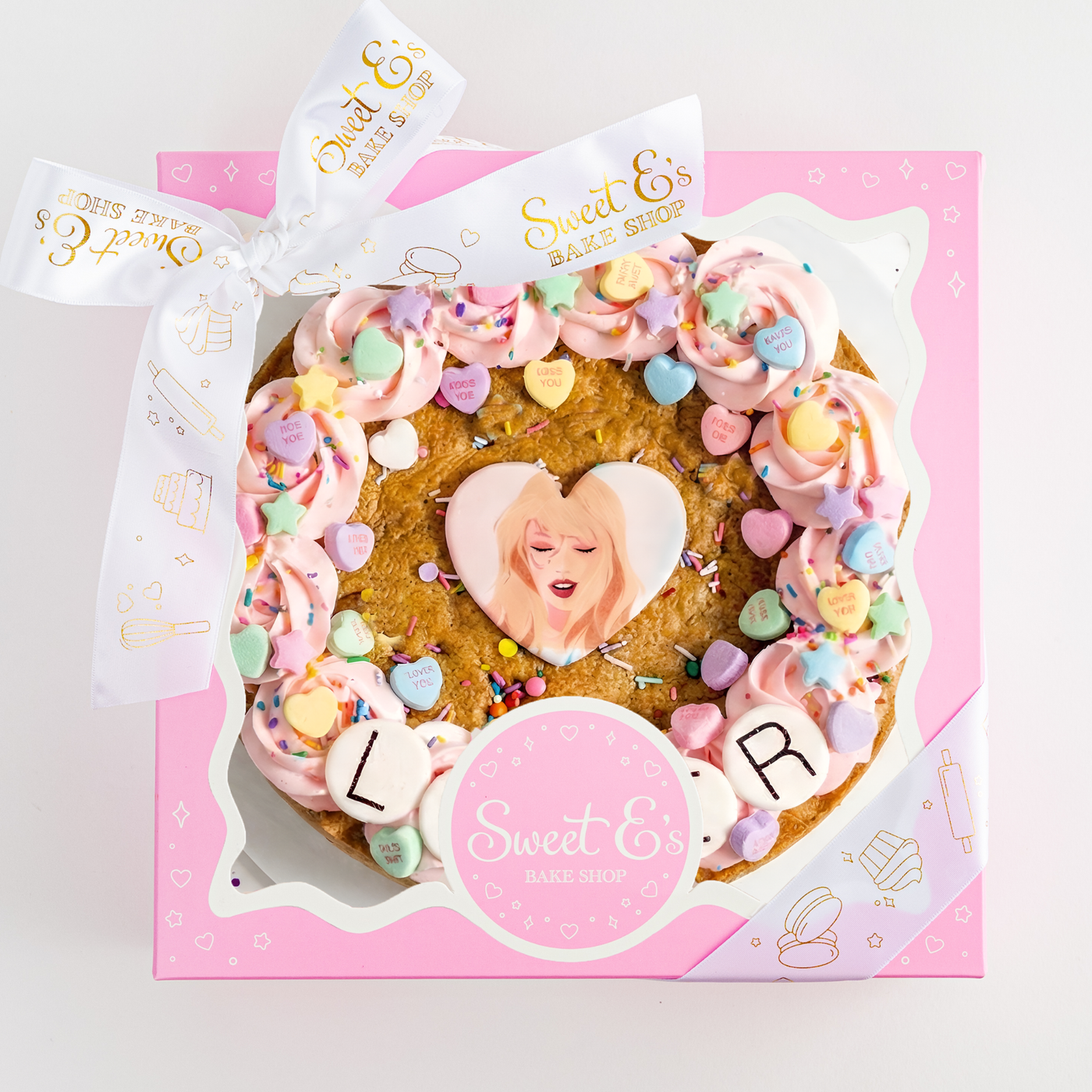 Taylor Friendship Bracelet Cookie Cake Delivered Nationwide