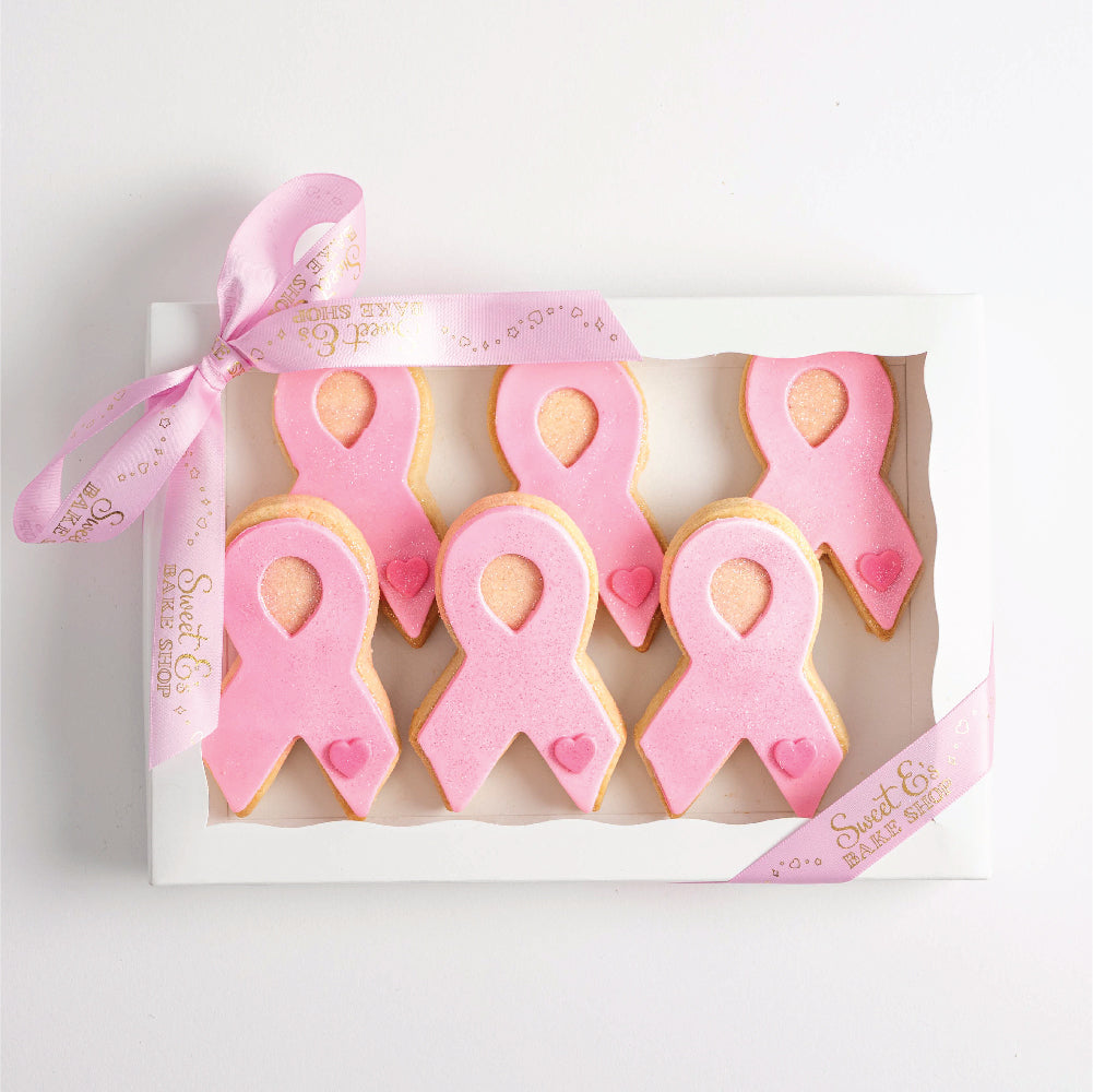 Breast Cancer Awareness Pink Ribbon Cookies Delivered Nationwide