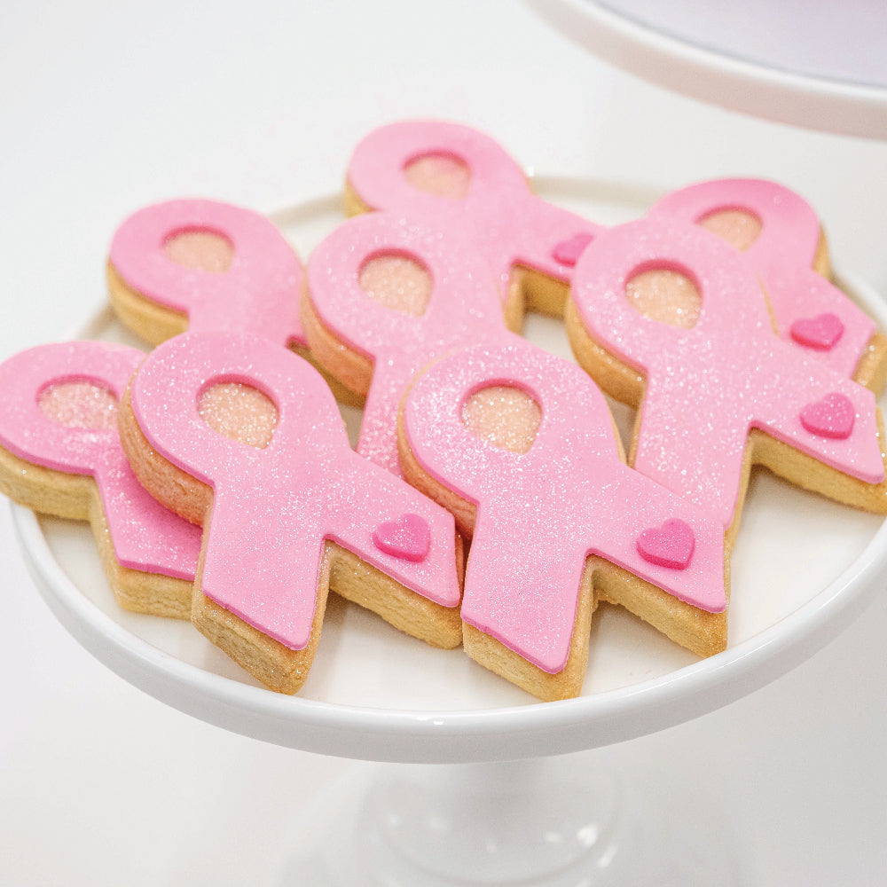 Pink Ribbon Food Service Breast Cancer Awareness Pink Ribbon Cookies Delivered Nationwide