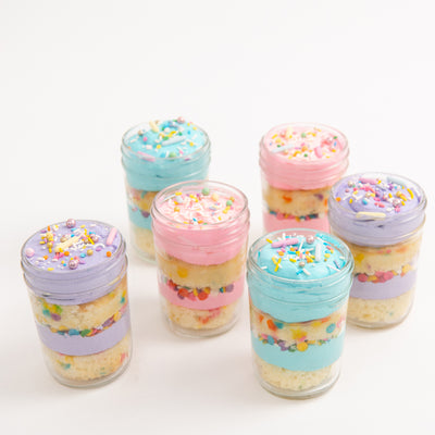 Cake in a Jar | Custom Color - Sweet E's Bake Shop - The Cupcake Shop