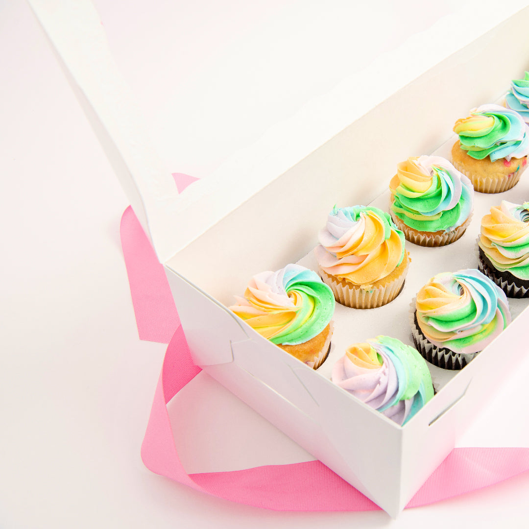 Rainbow Cupcakes - Sweet E's Bake Shop - The Cupcake Shop