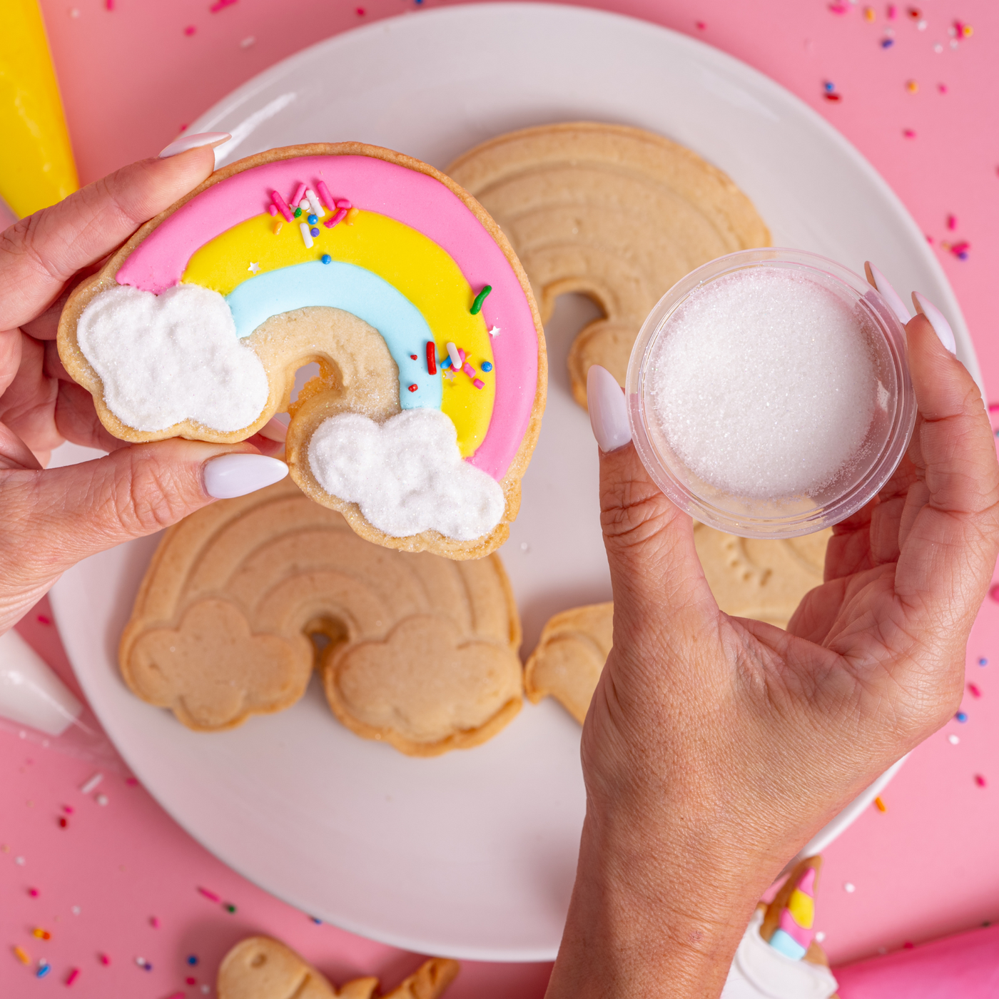 DIY Unicorn Rainbow Cookie Decorating Kit