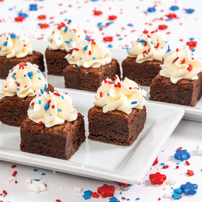 4th of July Fudge Brownies - Sweet E's Bake Shop - The Cake Shop