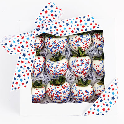 4th of July Chocolate Strawberries - Sweet E's Bake Shop - Sweet E's Bake Shop