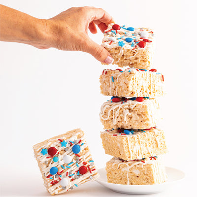 4th of July Rice Krispies Treats - Sweet E's Bake Shop - Sweet E's Bake Shop