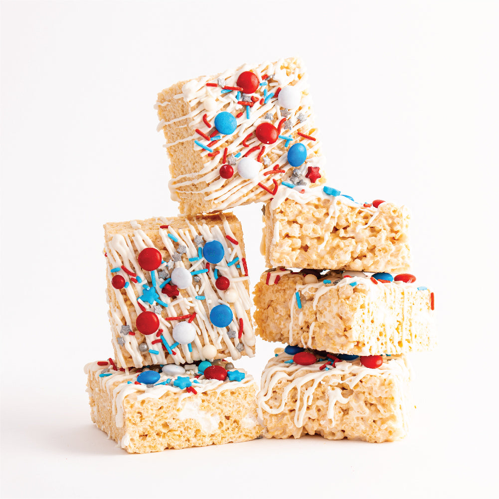 4th of July Rice Krispies Treats - Sweet E's Bake Shop - Sweet E's Bake Shop