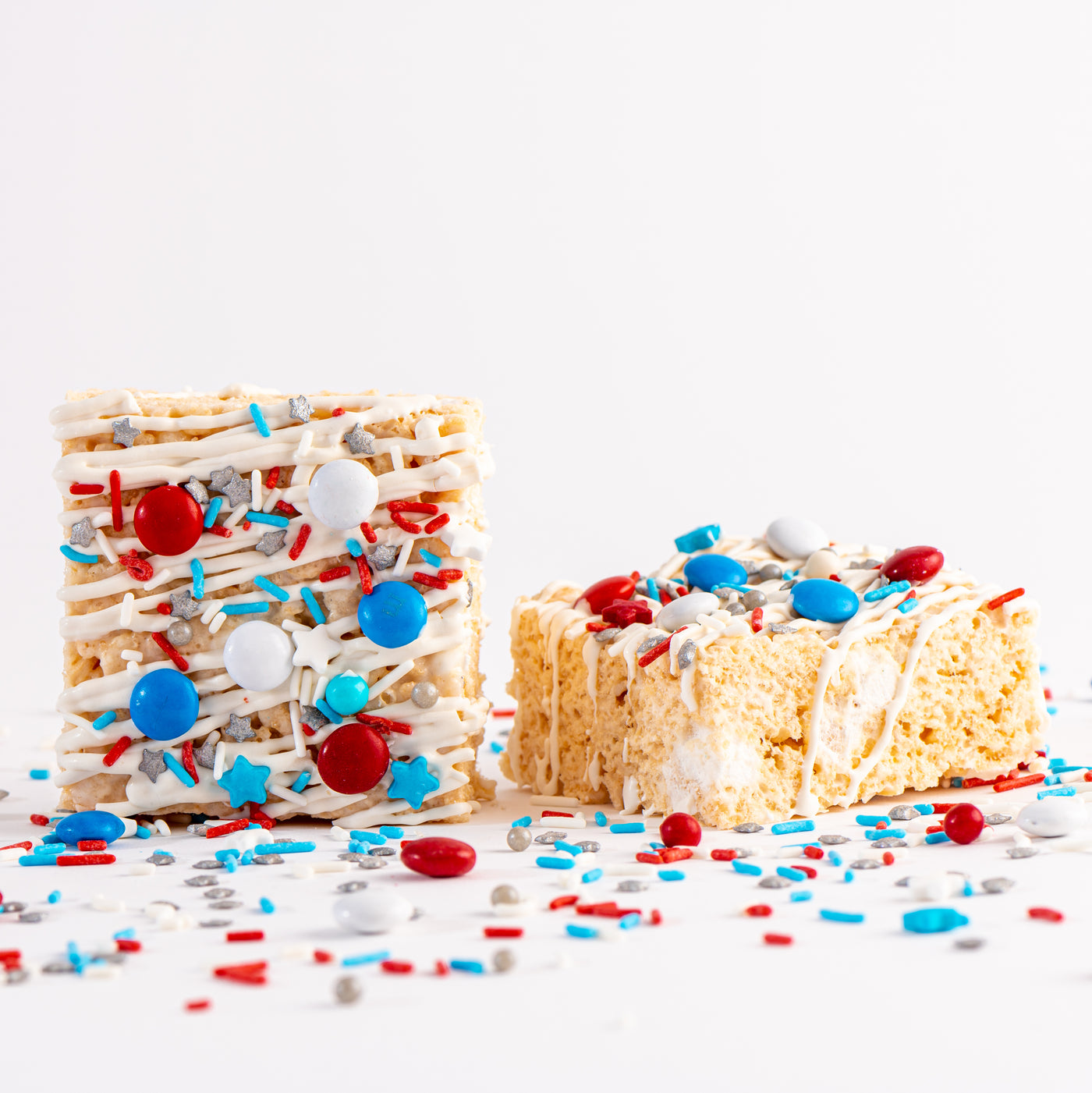 4th of July Rice Krispies Treats - Sweet E's Bake Shop - Sweet E's Bake Shop