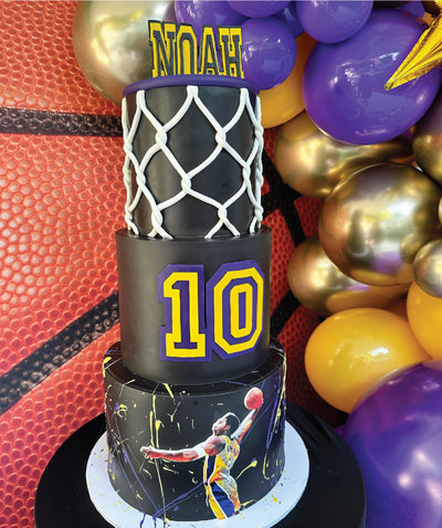 Kobe Bryant Cake - Sweet E's Bake Shop - The Cake Shop