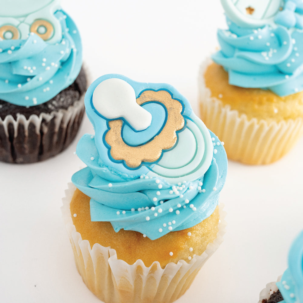 Baby Boy Cupcakes - Sweet E's Bake Shop - The Cupcake Shop